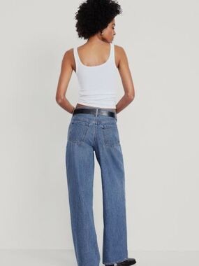 Old Navy Mid Rise Wow Baggy Jeans